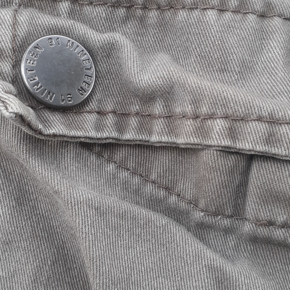 US Cotton On Utility Jacket sz 6 grunge Coat - Picture 8 of 9